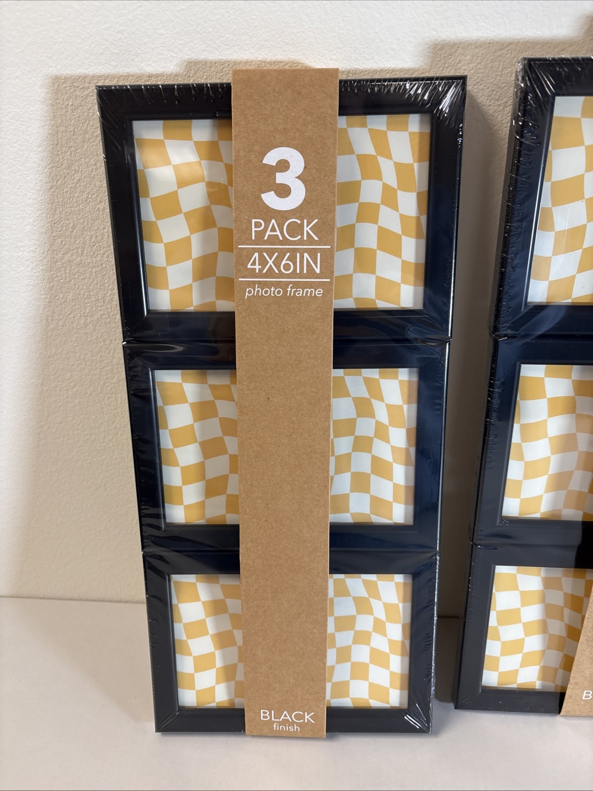 Harbortown 4x6in Mini Frames Black 3pk - Lot Of 3 (9 Total)