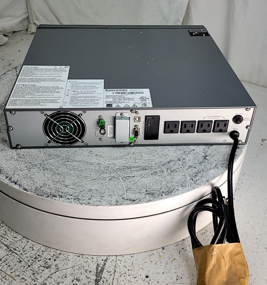 SOCOMEC NRT-U1000-NA Uninterrupted Power Supply SEE NOTES