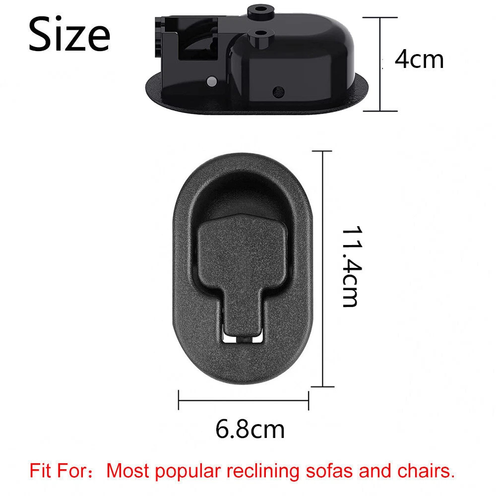 2Pcs Recliner Replacement Pull Handle Chair Sofa Couch Release Lever Universa