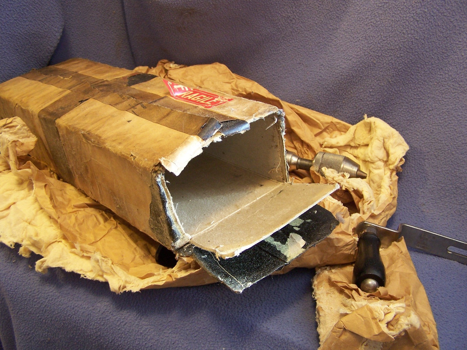 NOS Stanley Sweetheart marked No 742 breast drill 2 speed in original tarred box