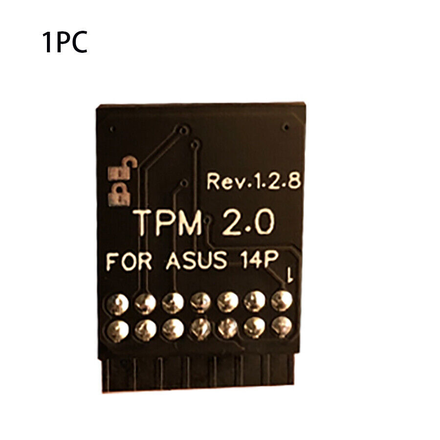 TPM 2.0 Security Module Trusted Platform For ASUS 14 Pin LPC Windows 11 US Stock