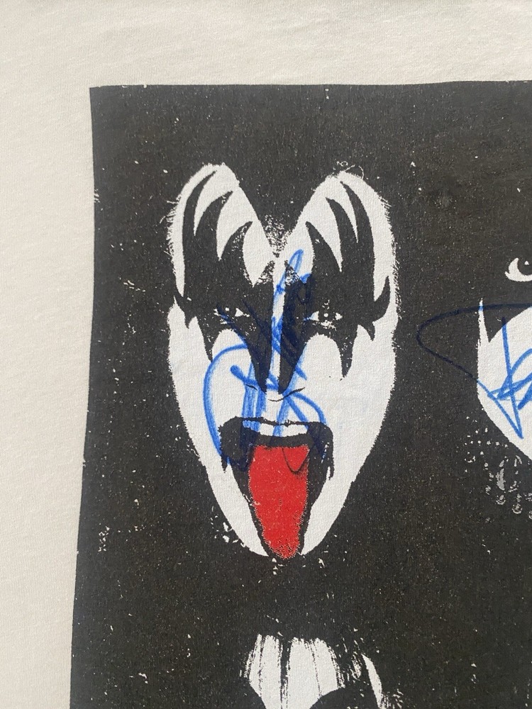 Signed KISS Shirt VIP 2012 Faces Trunk LTD Premium Licensed Tour 2012 W/ Ticket