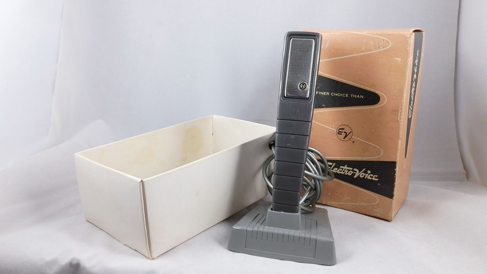 Vintage Electro Voice Model 729 Ceramic Microphone Untested w/ Box