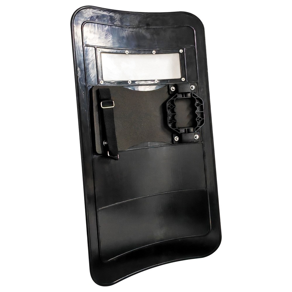 Black Four-Hole PC Riot Shield Security Protection High-quality PC Materials