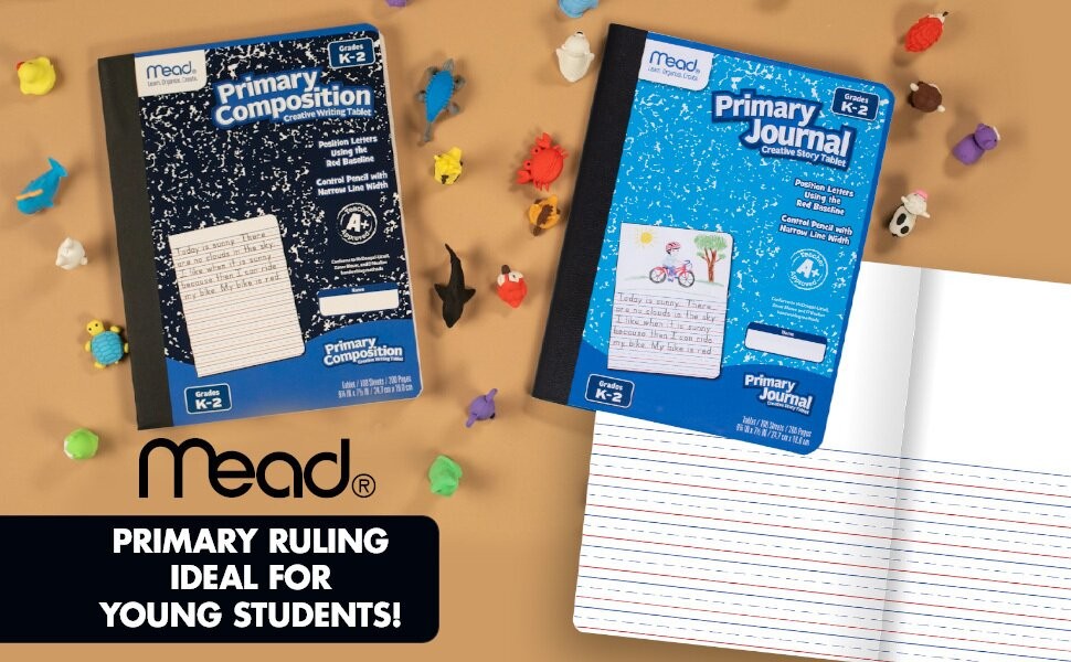 Primary Journal Creative Story Tablet posit Notebook,Grades K-2