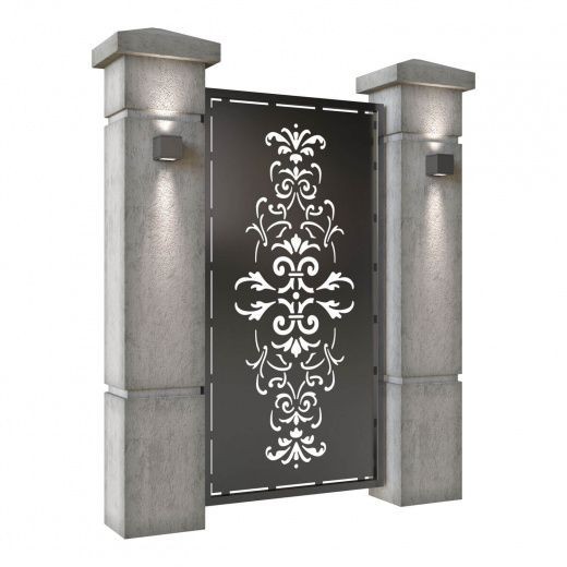 Gorgeous Custom Handcrafted Metal Entry Gate