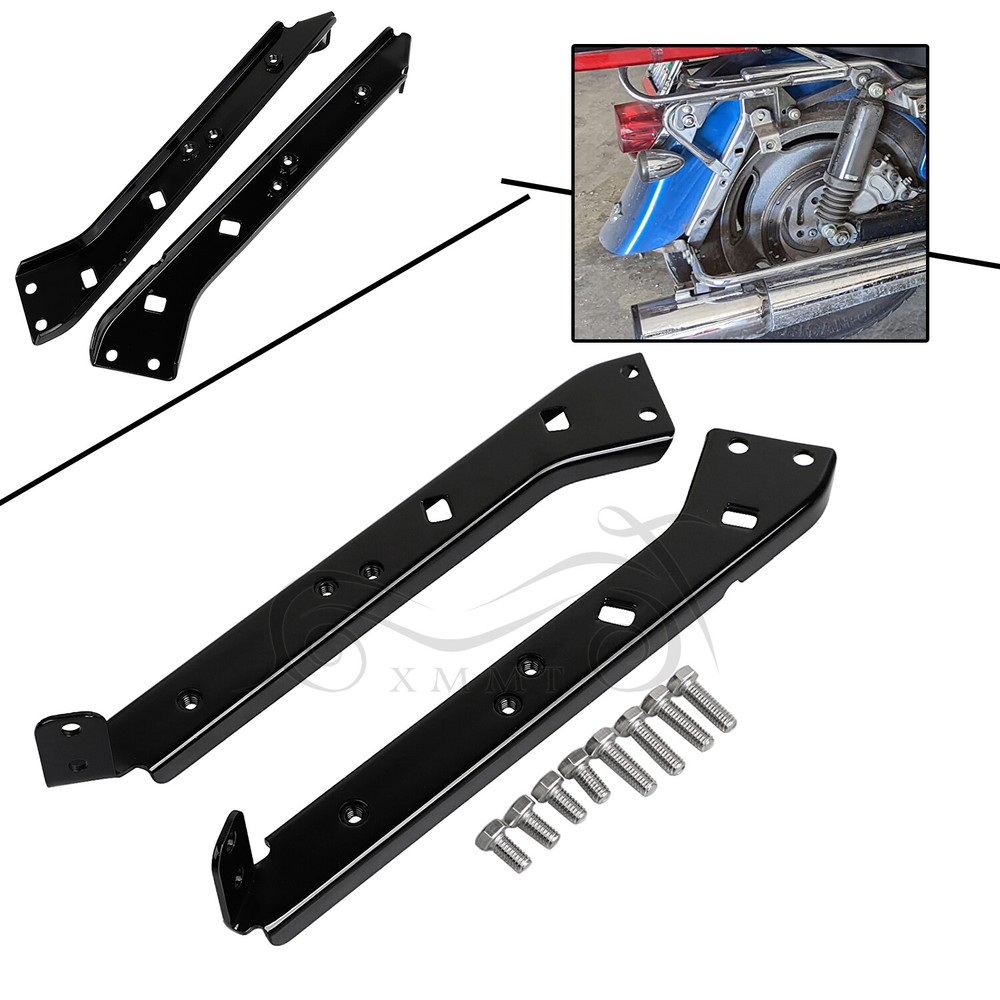 Saddlebag Rail Support Brackets For Harley Road King Tour Electra Glide FLHTCU