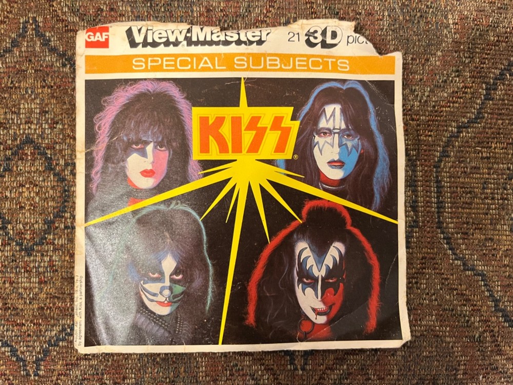 KISS VIEW MASTER REELS 1979 MISSING  REEL "A" RARE