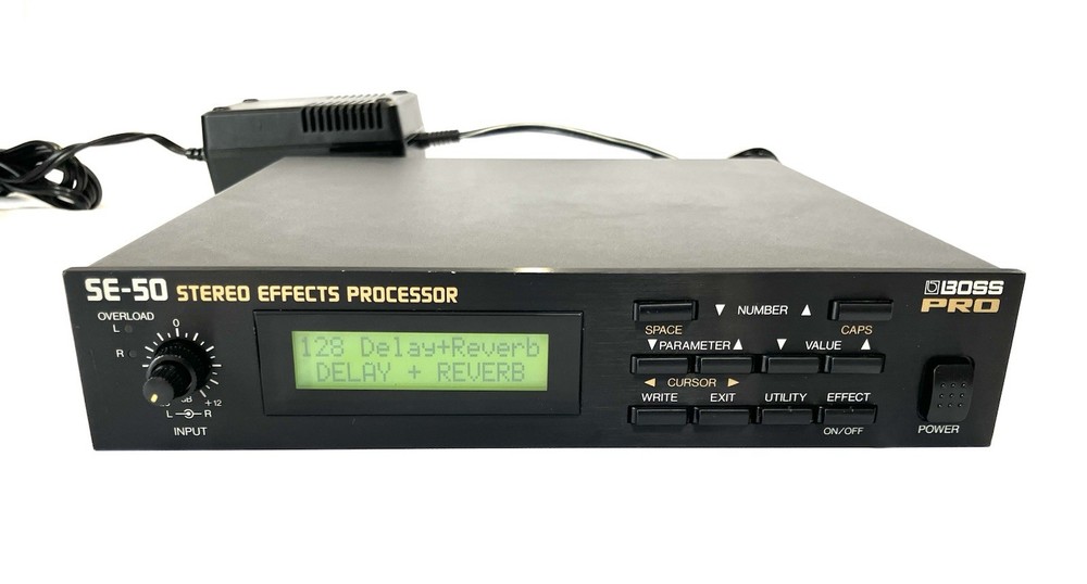 BOSS SE-50 Stereo Effects Processor Rack Unit Tested Working