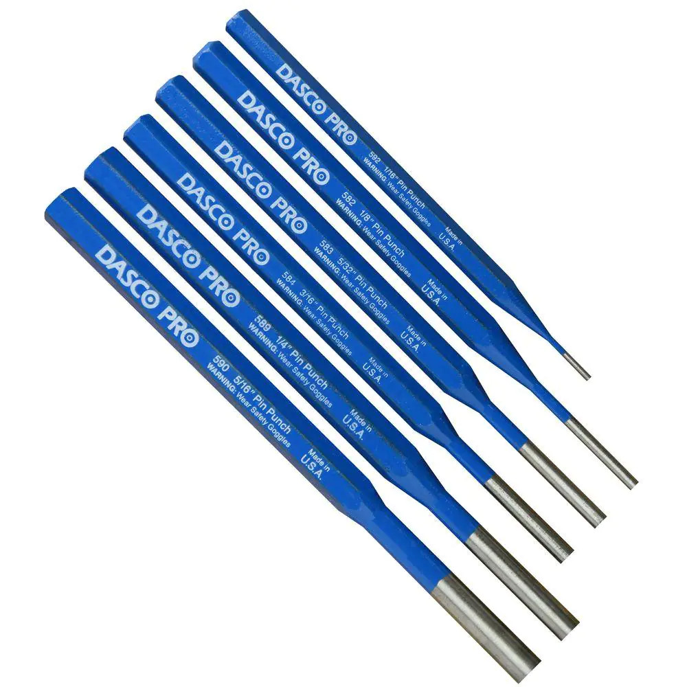 Pin Punch Set (6-Piece)