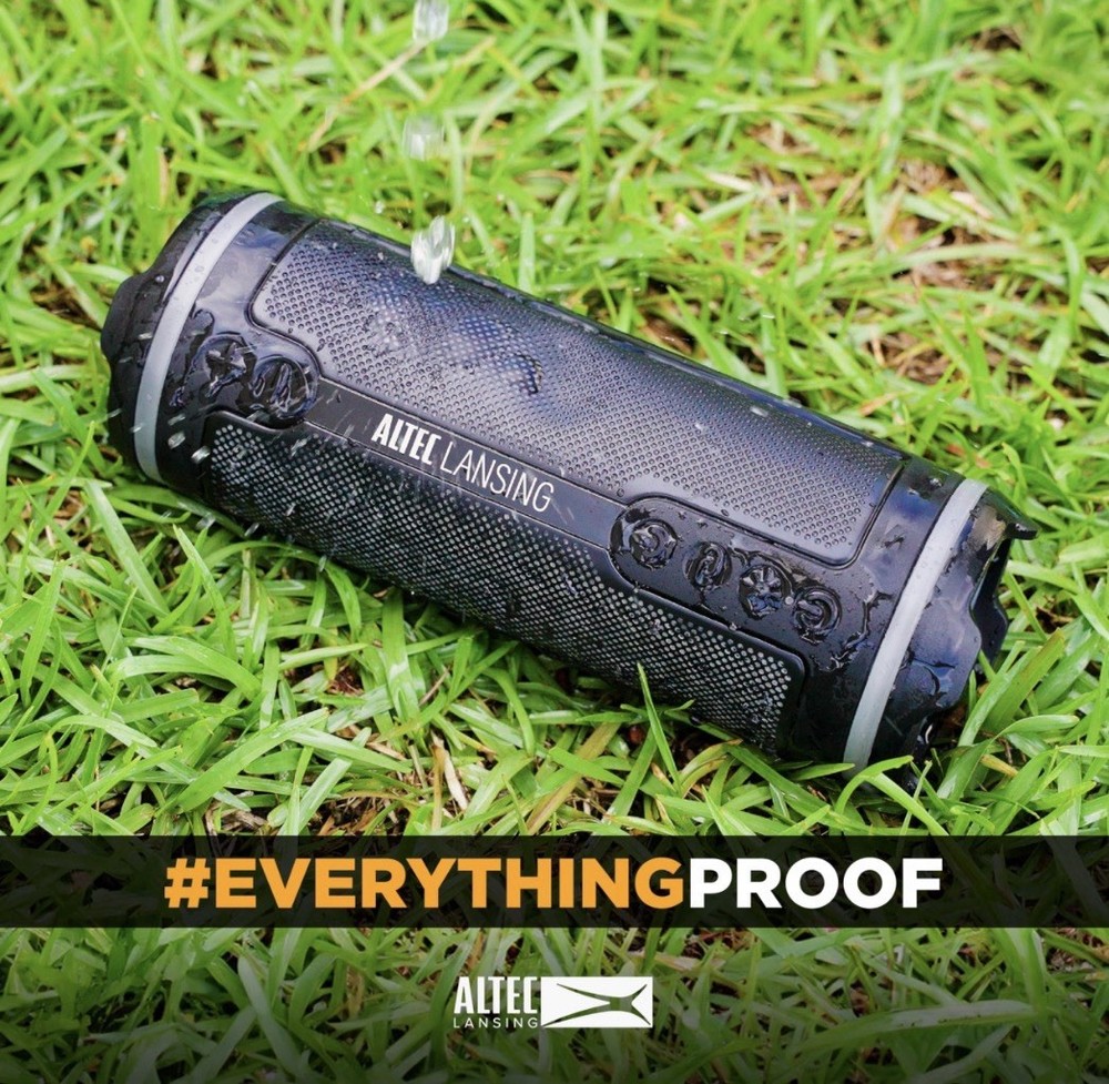 🔥 ALTEC Lansing HydraMOTION 2.0 Waterproof Bluetooth Speaker Black -Open Box