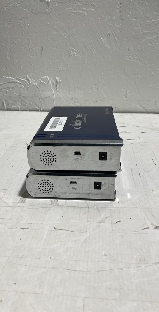 Clickfree Automatic Backup Multi-PC External Backup USB Device Lot Of 2