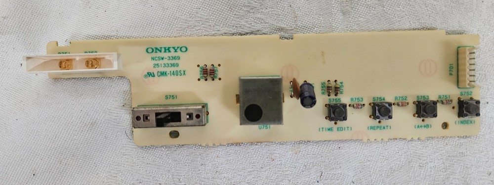 ONKYO DX-5500 Compact Disc Player REMOTE SENSOR PCB Onkyo NCSW-3369