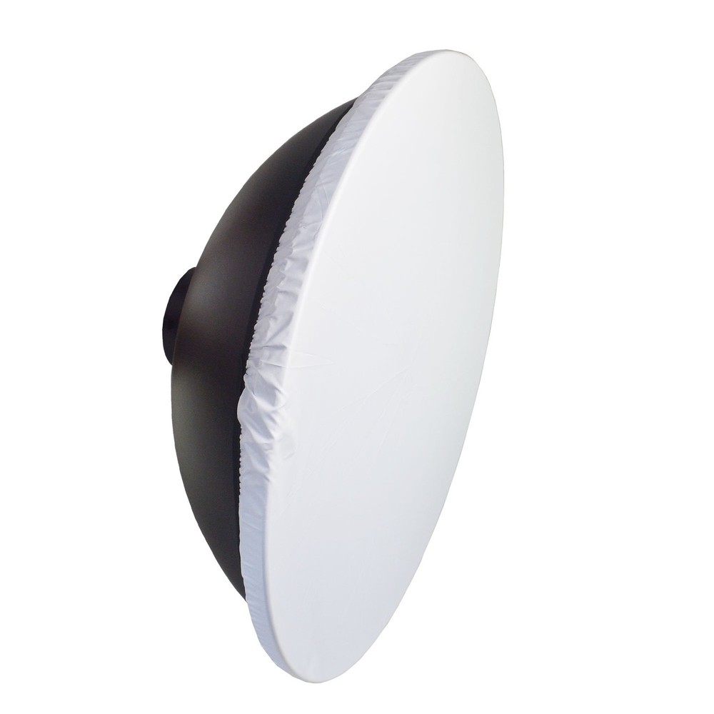 2Packs 22 inch / 55cm Beauty Dish Diffuser Sock, Transparent Soft White Diffu...