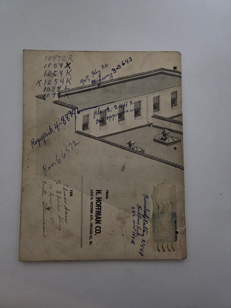 Vintage Hoffman Company Locksmithing Catalog