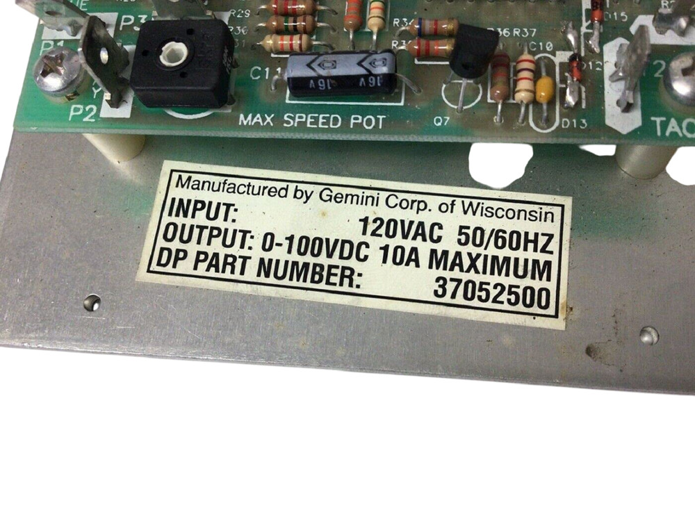 DP Courier Roadmaster Treadmill Lower Motor Control Board Controller 37052500