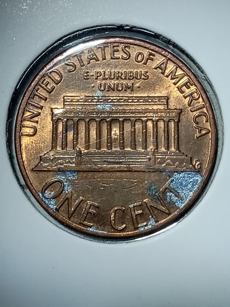 1983 Denver Lincoln Cent With Silver Fragment Error!!!