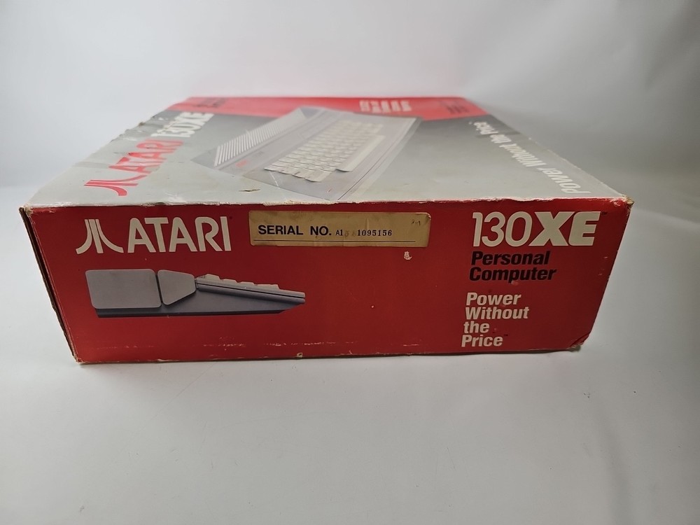 Atari 130XE Computer Untested WITH BOX Nice Shape
