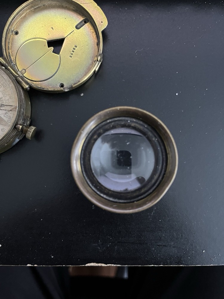 Antique U.S. Engineer Corps Compass And Map Reader Magnifier