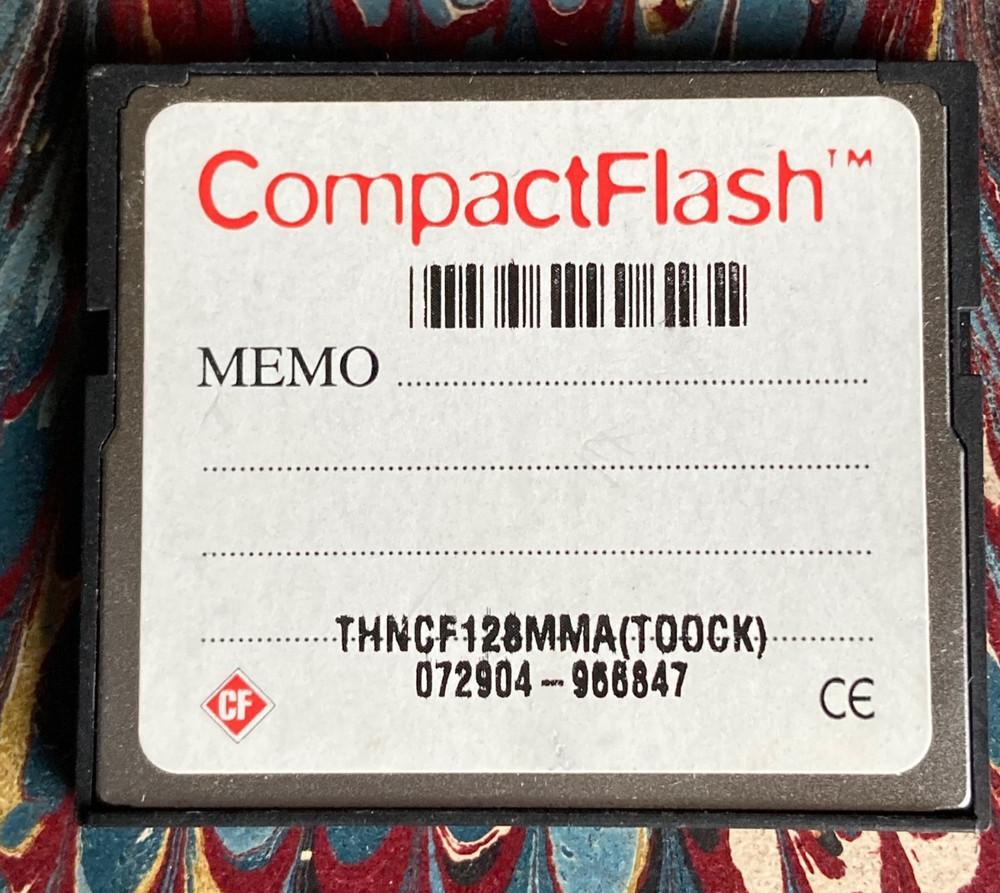 128 MB Compact Flash Dane-Elec Camera Phone Memory Card!