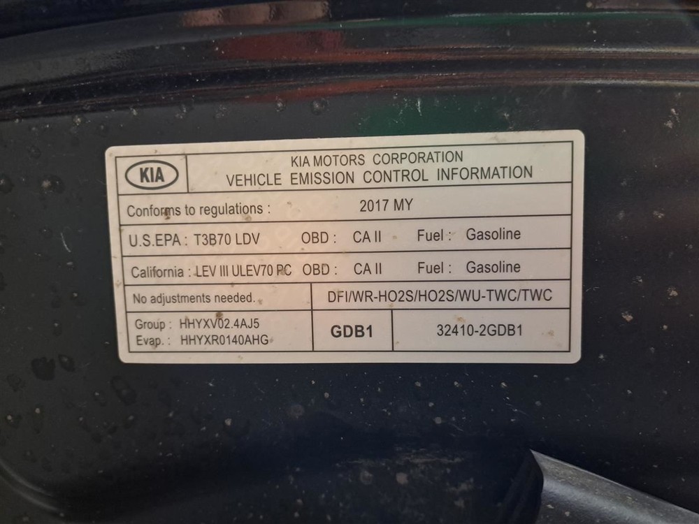 Rear 2017 Optima Camera/Projector Sku#4174983