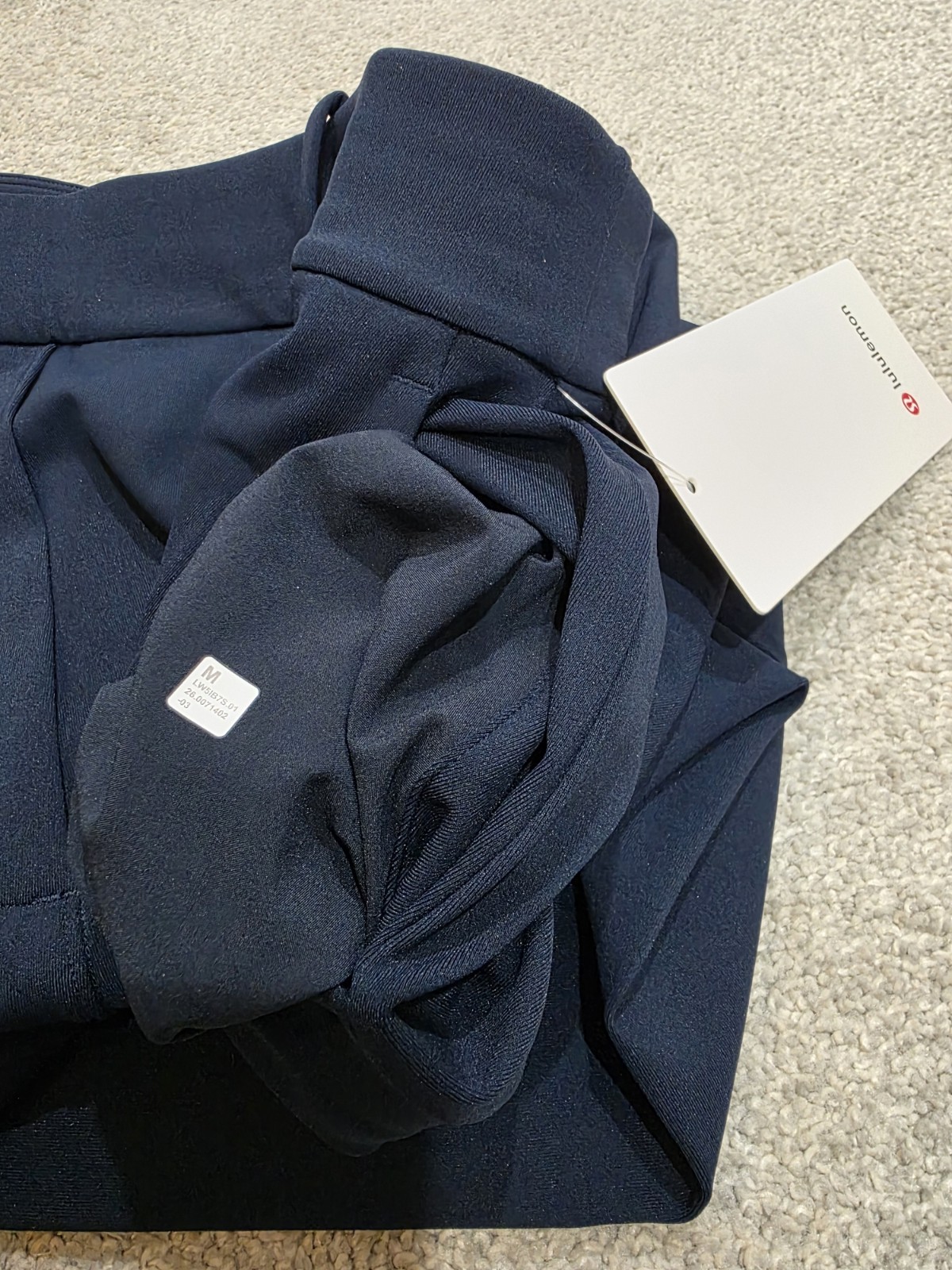 Lululemon Daydrift High-Rise Straight-Leg Trouser Regular Size M Trye Navy