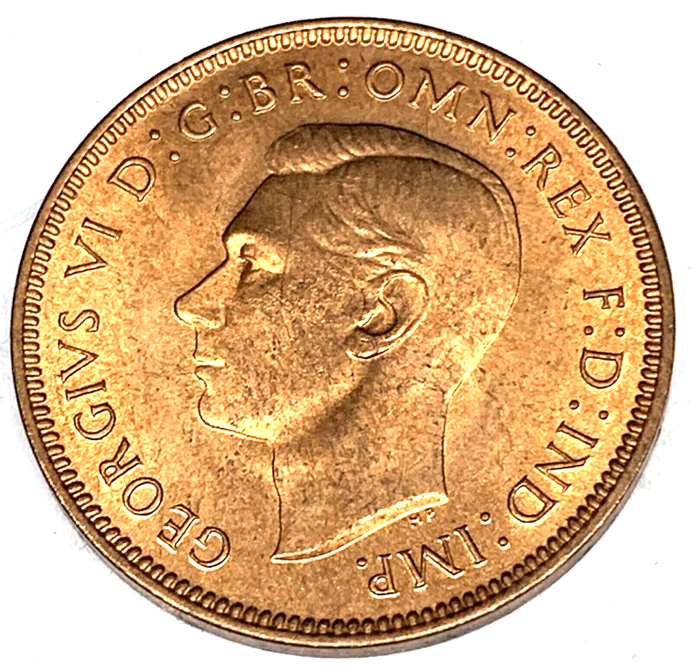 # C6262 GREAT BRITAIN COIN, FARTHING 1948 Unc.