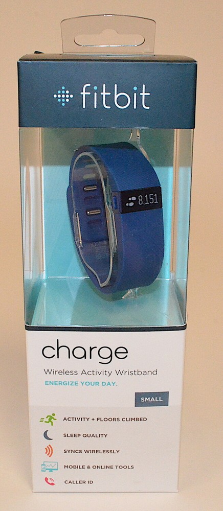 Fitbit Charge Wireless Activity Tracker, Small, Blue *Used* FB404BUS