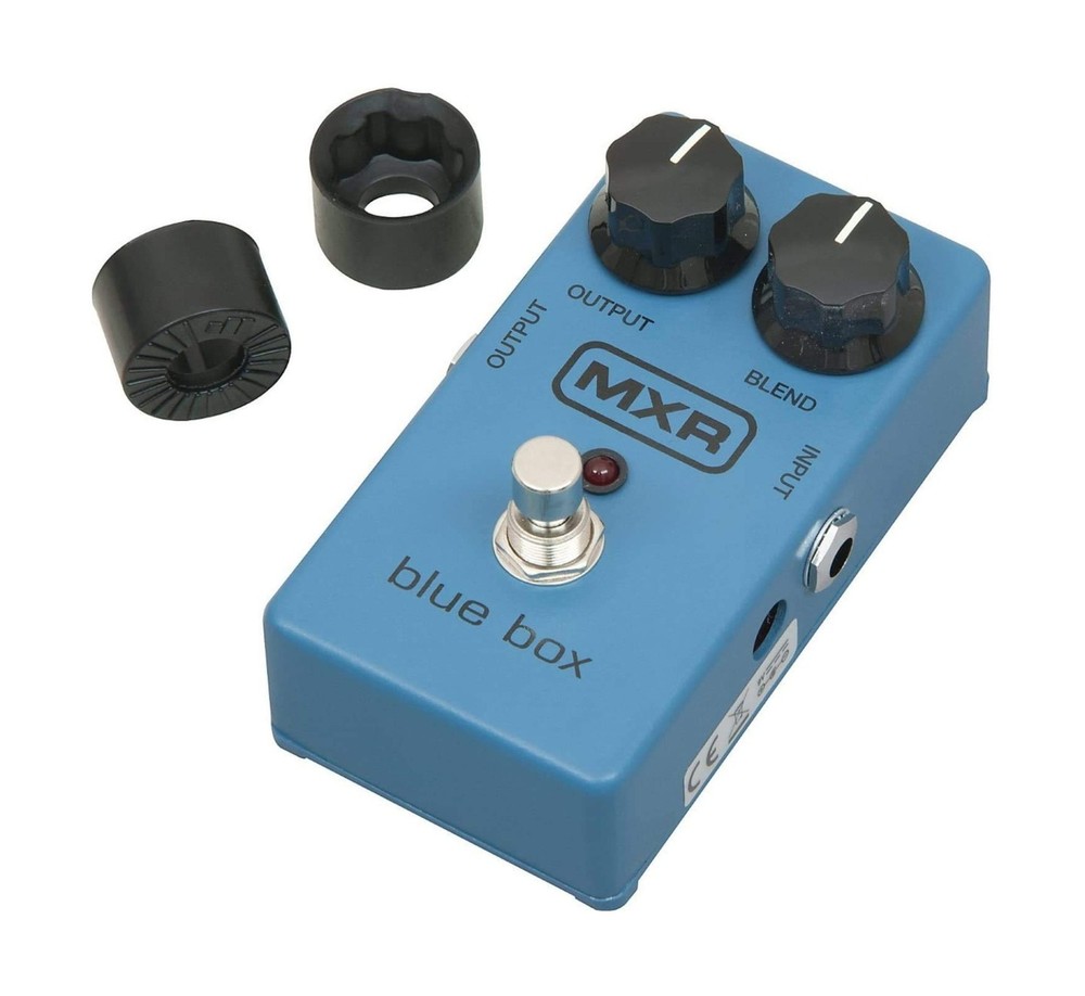 MXR M103 Blue Box Octave Fuzz Bundle with 9-volt Power Supply