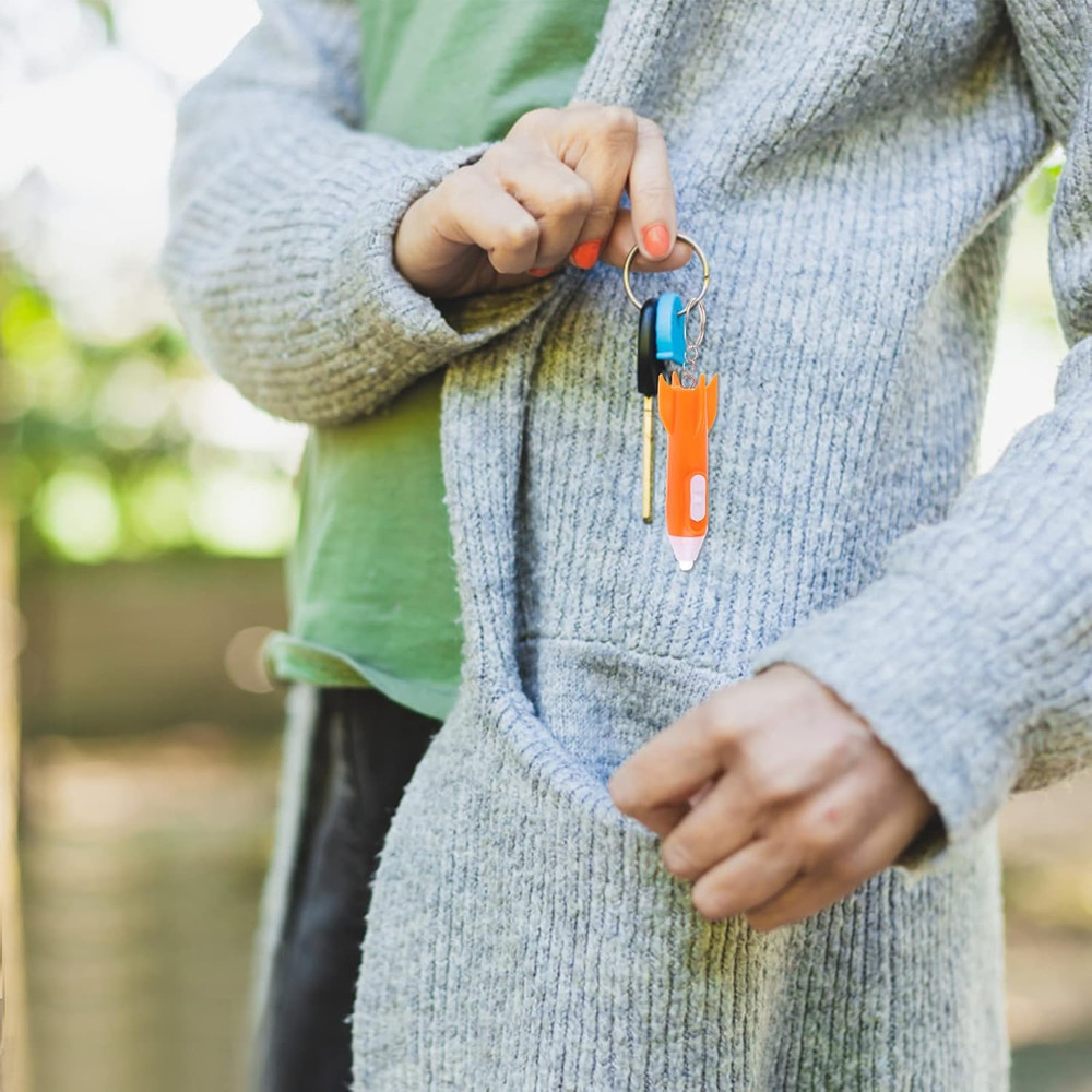 48 PCS Helicopter Mini Flashlight Keychain, Rocket LED Flashlight, Mini Flashlig