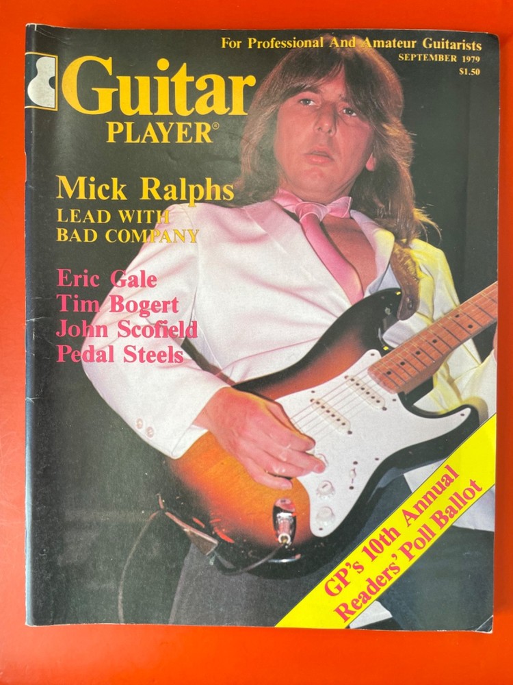 September 1979 MICK RALPHS BAD COMPANY Guitar Player Magazine