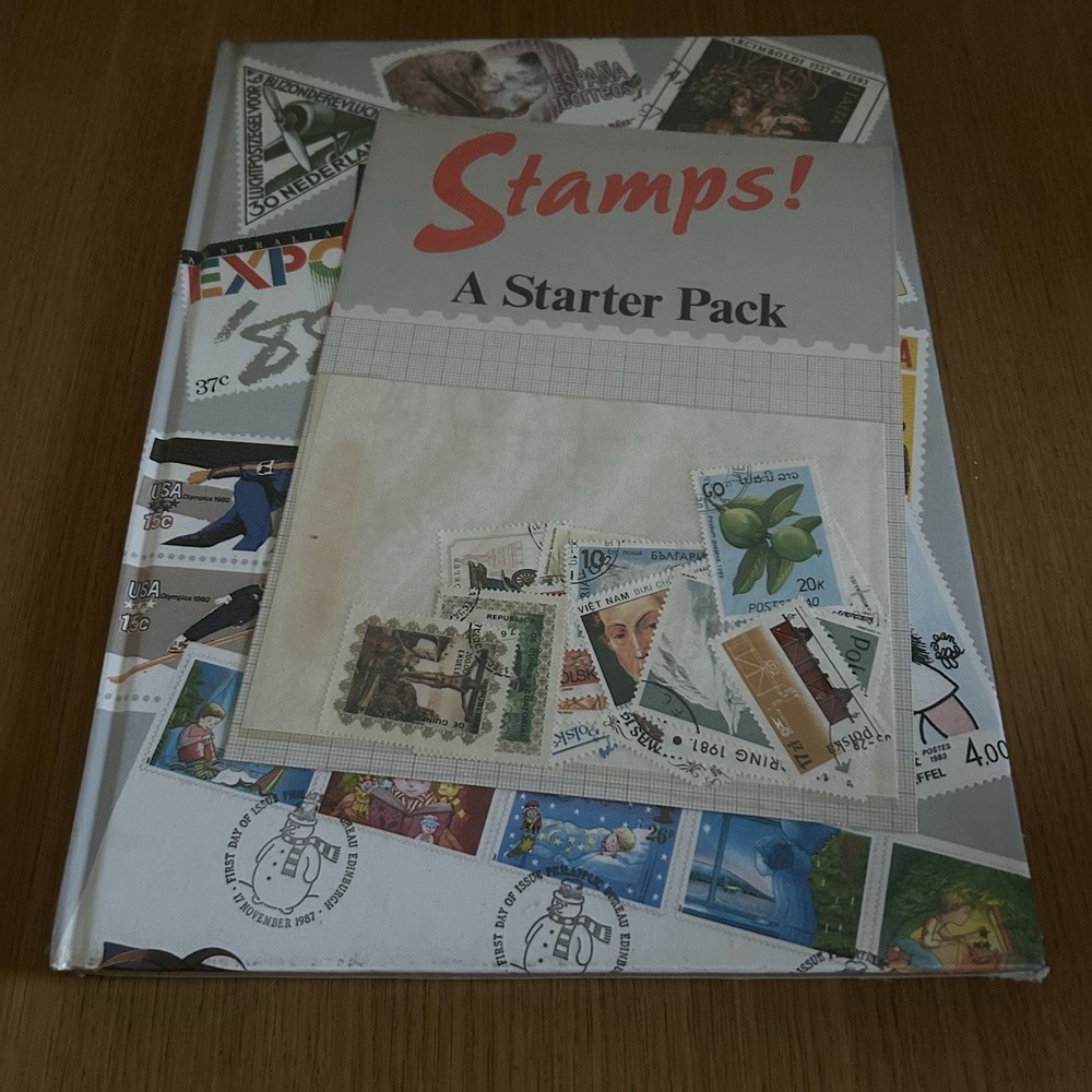 Stamps A Young Philatelists Guide Book New Sealed With Stamp Starter Pack