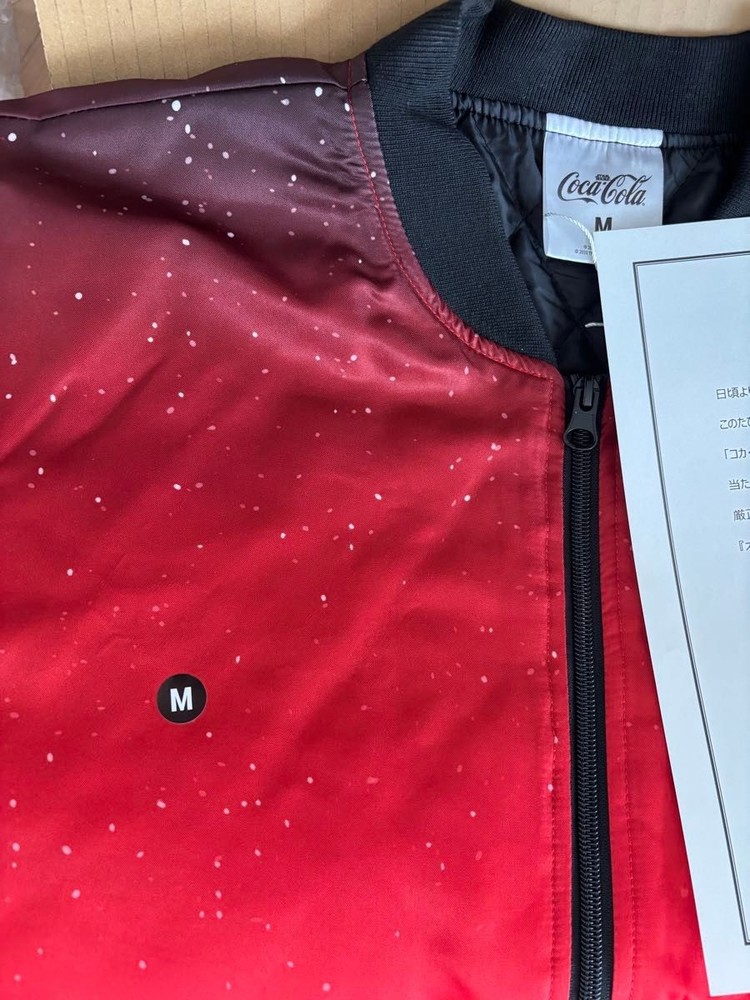 Limited Edition Coca-Cola x Star Wars Bomber Jacket Unused.