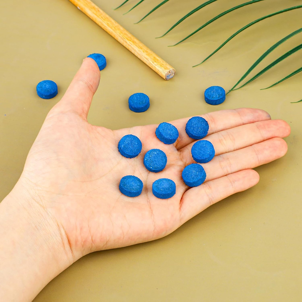 Billiard Pool Cue Tips Pool Stick Replacement Tips with Storage Box for Pool Cue