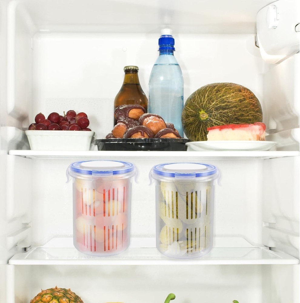 4 Pcs Pickle Container with 4 (24 oz/pcs), Transparent