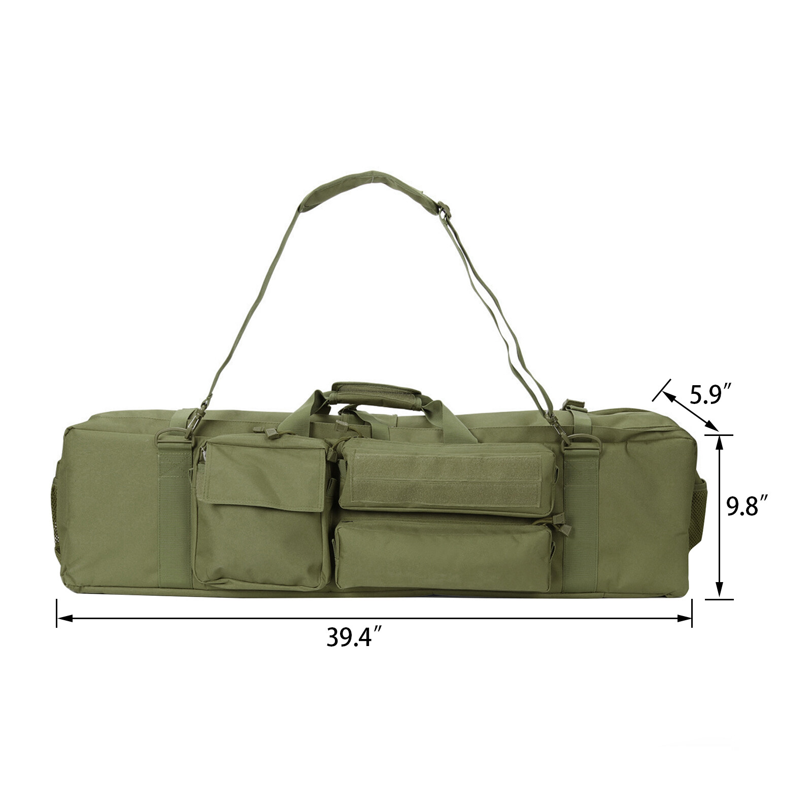 Tactical Rifle Bag Single or Double Case 37-52 Carbine Range Gun Padded Backpack