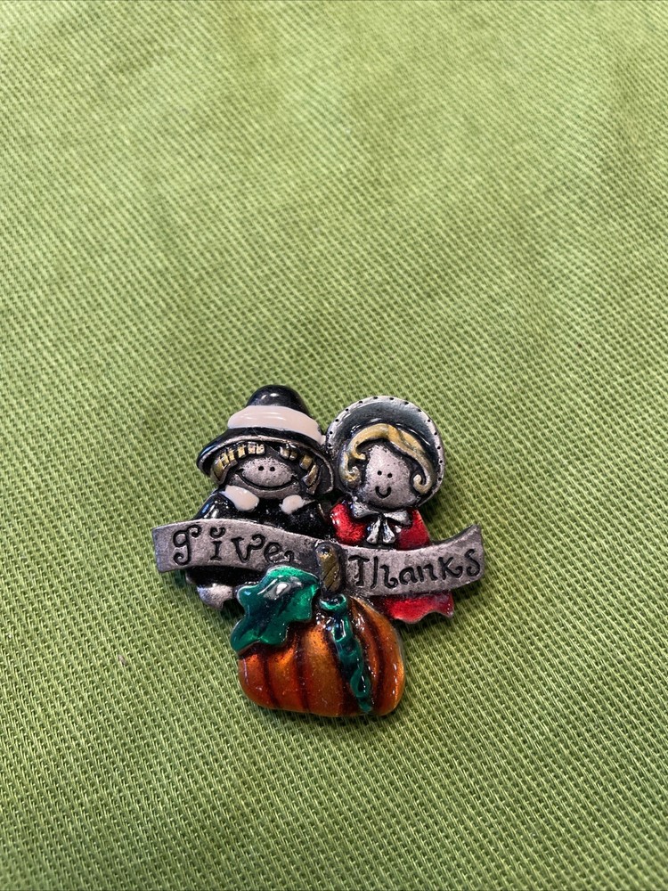The Give Thanks Pin. Excellent Condition!