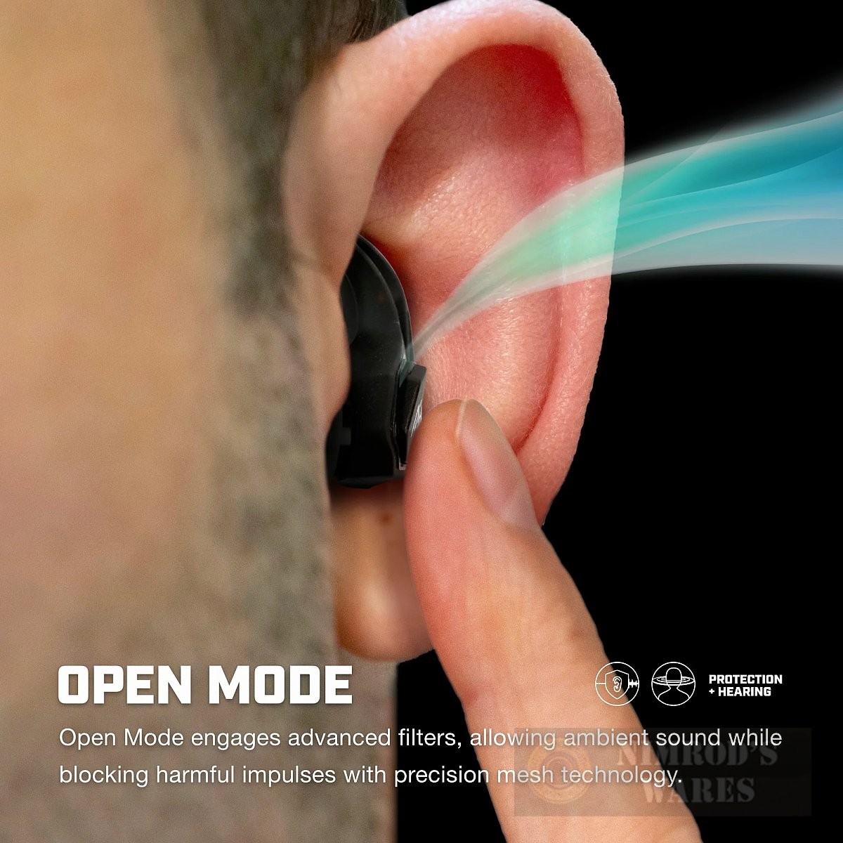 AXIL X30I EARPLUGS 25 dB SNR Hearing Protection 2 Modes X30i FAST SHIP