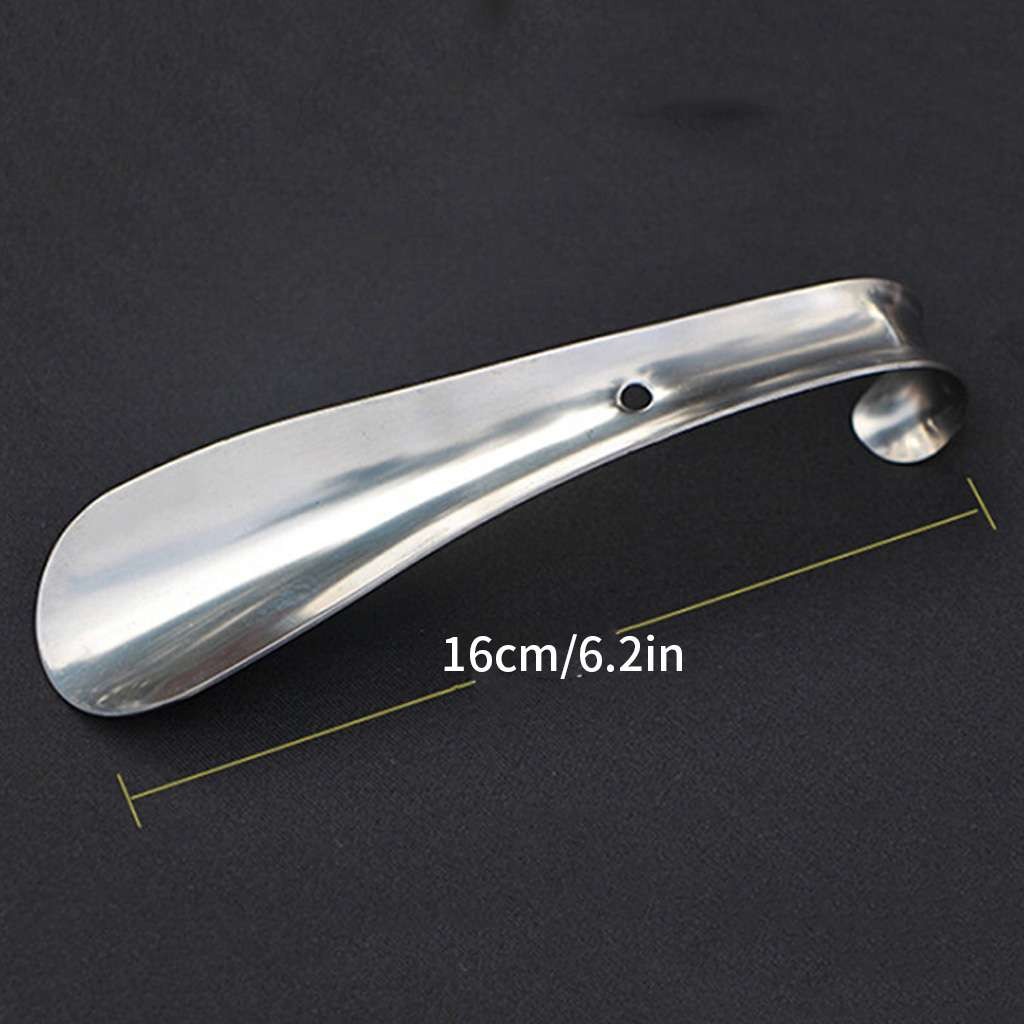 6.2"/11.8"/16.5" Handle Shoe Horn Stainless Steel Handled-Metal Shoehorn Horns