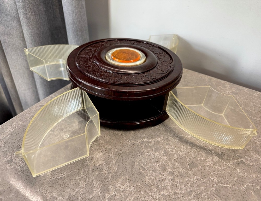 Vintage USSR Bakelite Storage Box Soviet Desk Decor