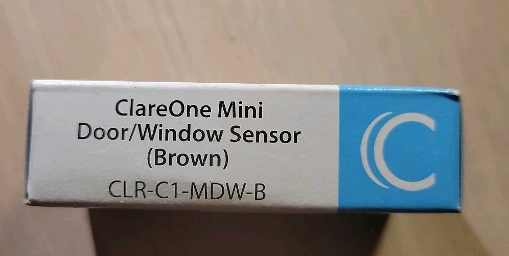 ClareOne Mini Door/Window Sensor Brown CLR-C1-MDW-B
