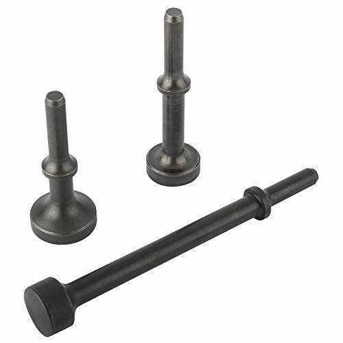 4Pcs Air Hammer Attachments Smoothing Pneumatic Chisel Drill Bits with Spring