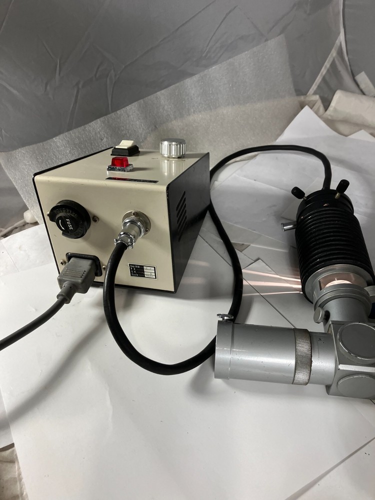Unitron toolmakers microscope extension illuminator 4-8v transformer complete