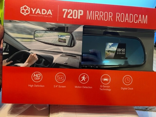 YADA 720p MIRROR ROADMAP 2.4' SCREEN 120DEGREE ANGLE MOTION DETECTION