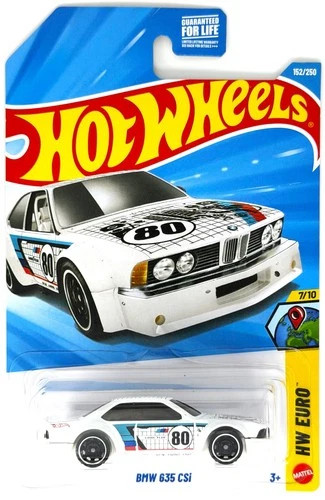 2026 Hot Wheels Basic G BMW 635 CSI White