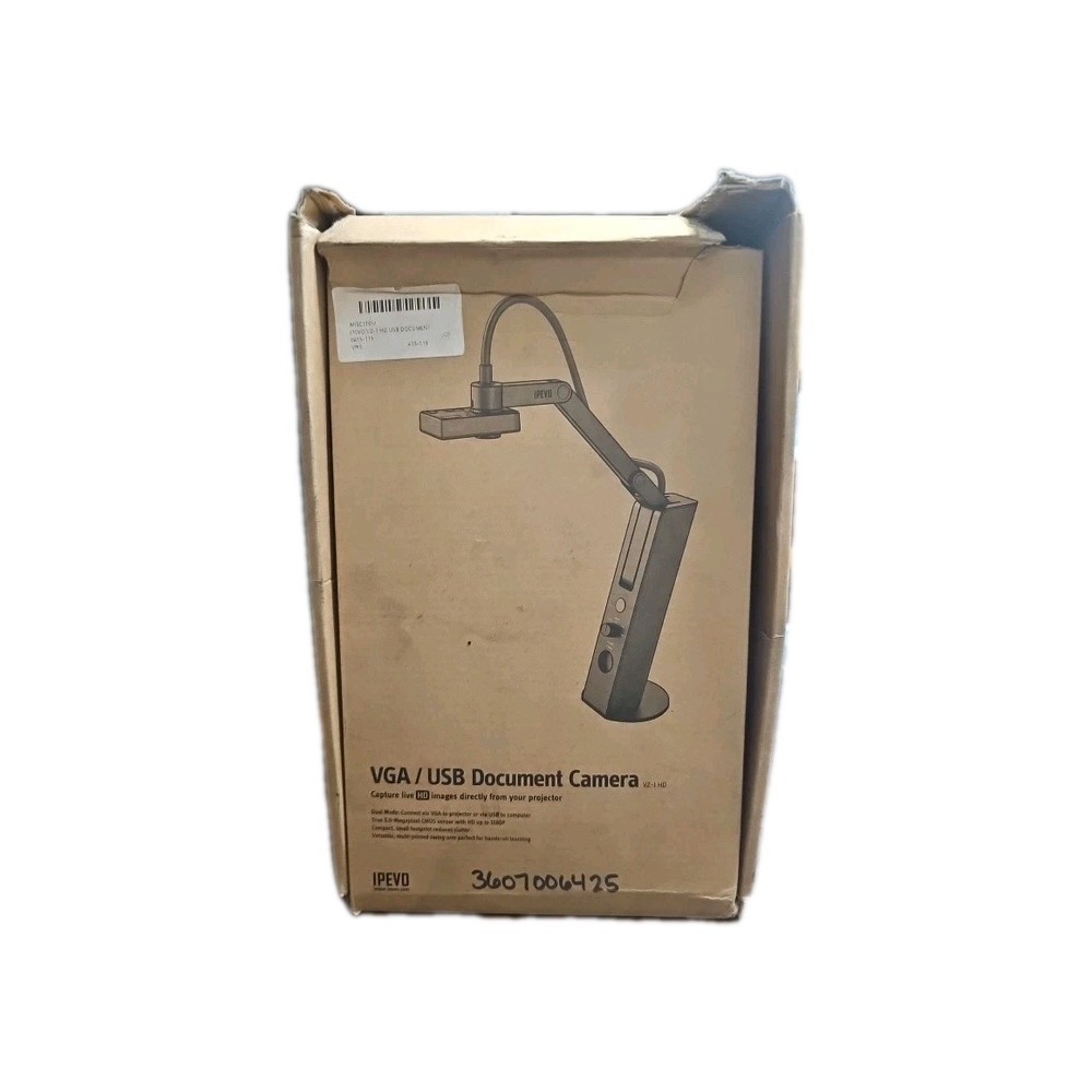 IPEVO VZ-1 HD VGA / USB Dual-Mode Document ONLY Camera