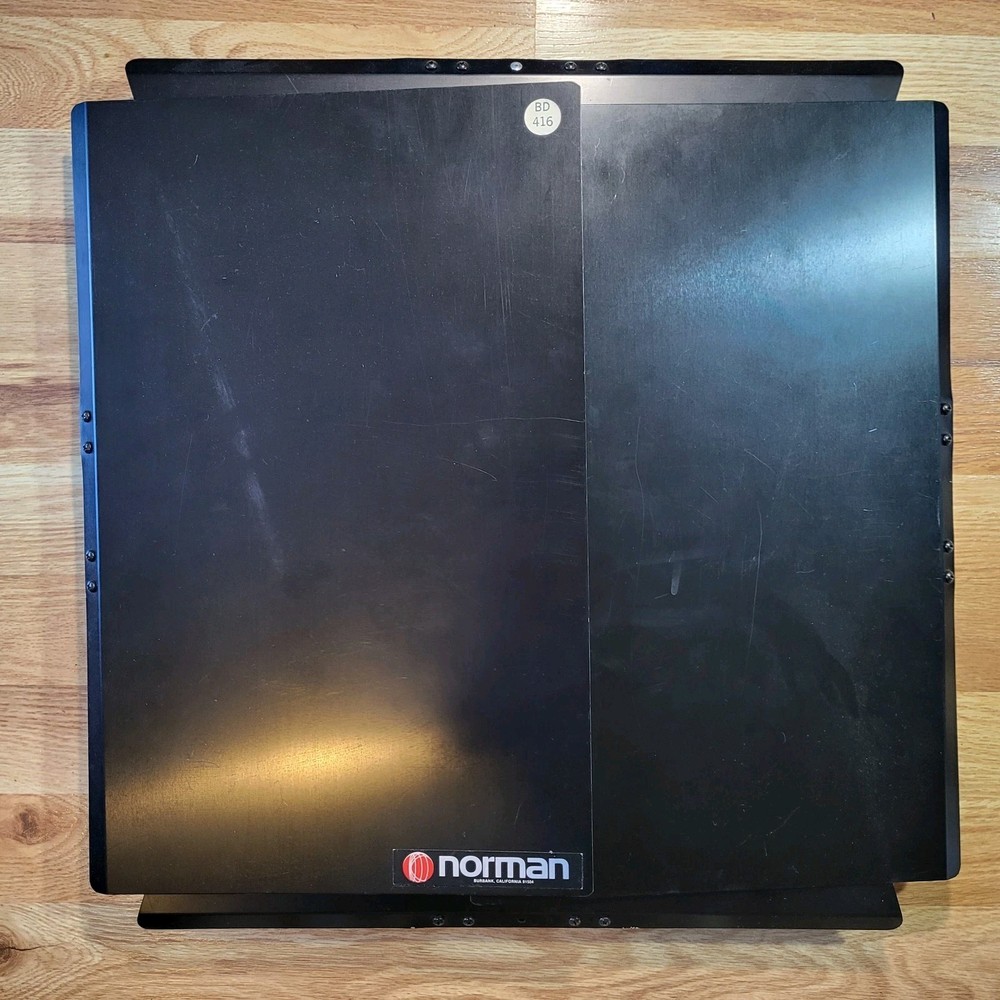 Norman BD416 4 Leaf Barndoor Plus 2 Light Diffusers and 16" 2 Leaf Barndoor READ