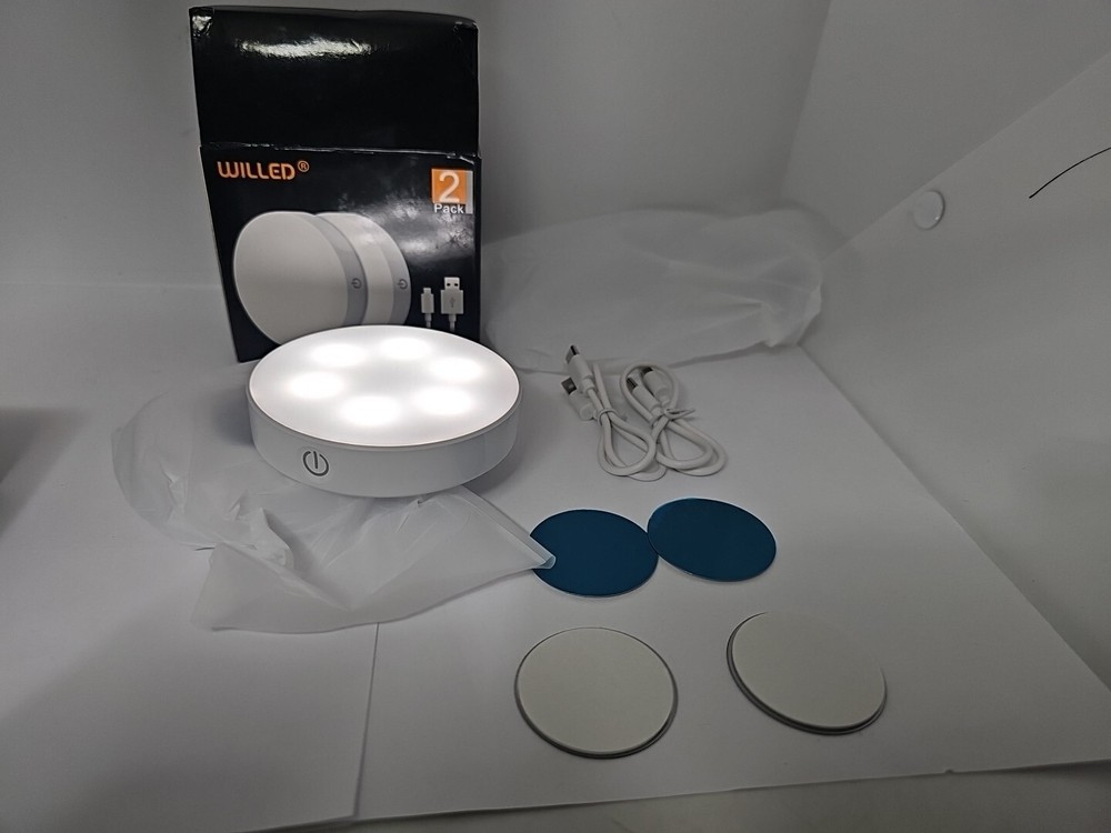 WILLED Dimmable Touch Light LED Night Light. ( Two Pack Ea. Box) 2 Boxes.