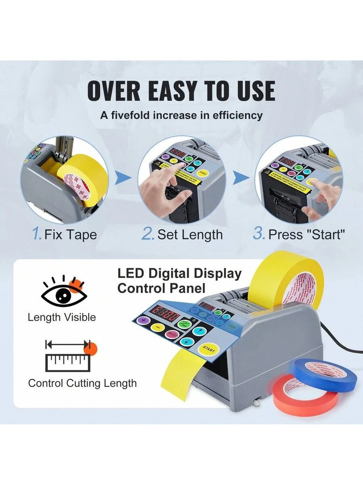 Automatic Tape Dispenser Adhesive Electric Cutter Packaging Machine Cutting