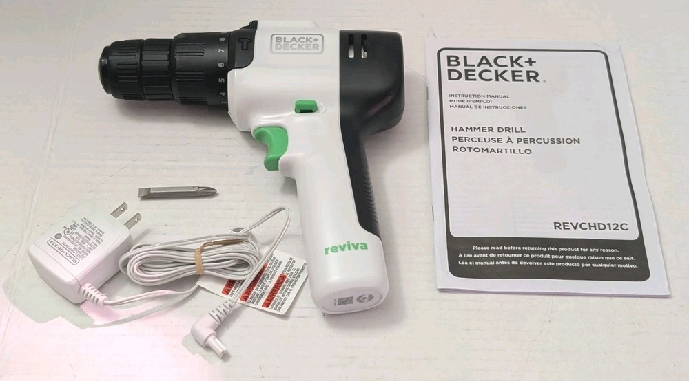 BLACK+DECKER Reviva 12V Drill - REVCDD12C